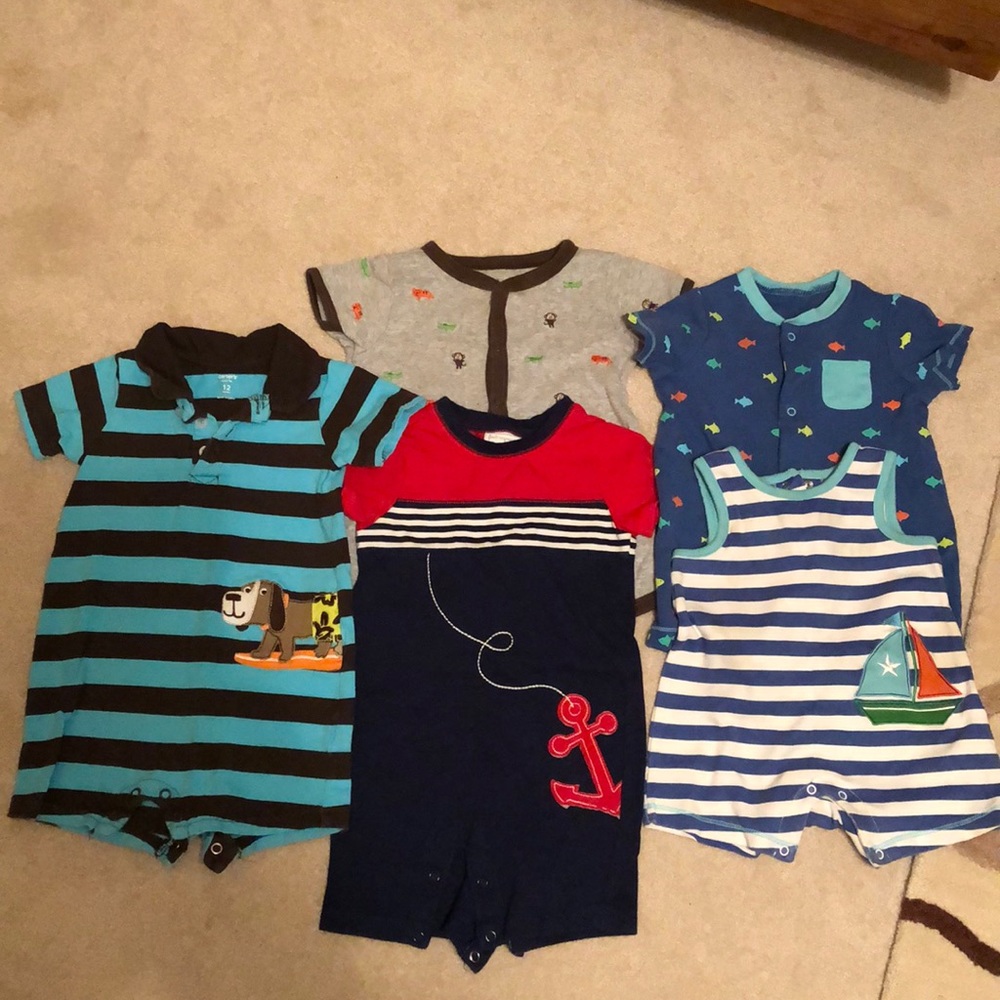 BABY CLOTHES-Summer baby boy Rompers